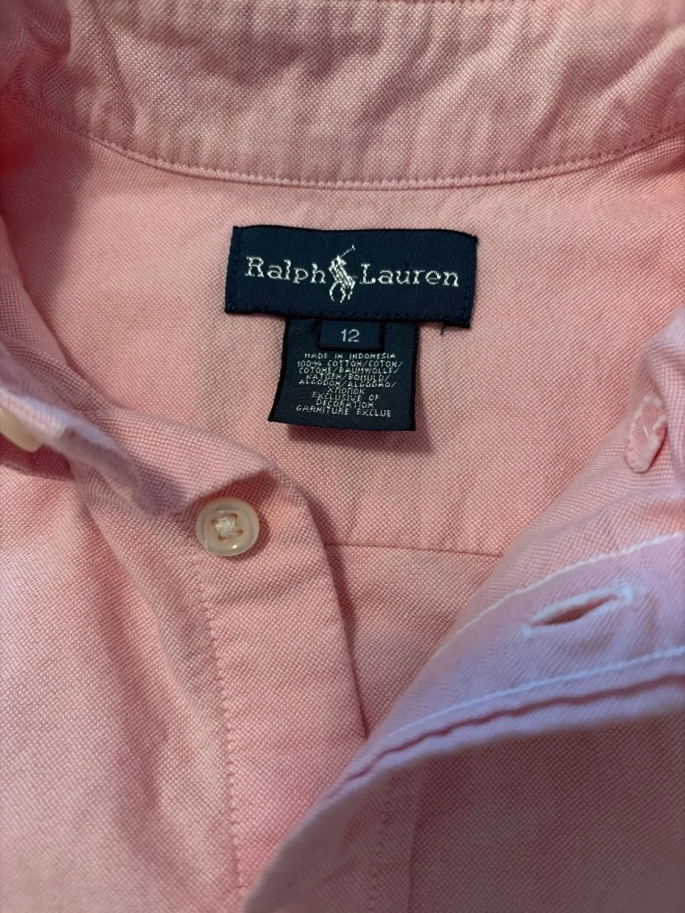 Boys long sleeve Ralph Lauren button down.